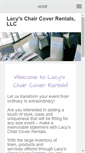 Mobile Screenshot of lacyschaircoverrentals.com