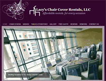 Tablet Screenshot of lacyschaircoverrentals.com